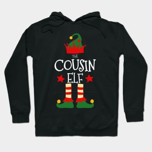 Cousin Elf Matching Family Group Christmas Party Pajamas Hoodie